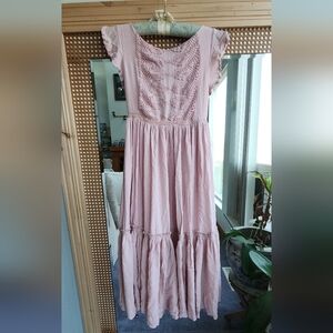 Joyfolie Dress Kids Pink.  Maxi Dress